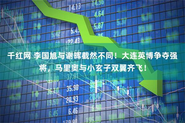 千红网 李国旭与谢晖截然不同！大连英博争夺强将，马里奥与小玄子双翼齐飞！